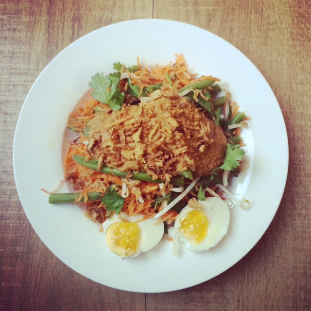 Gado gado met homemade pindasaus